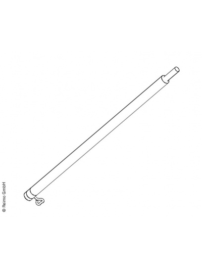 Przedłużka aluminiowa 1,0 m (2 szt.), srebrna – Piper
