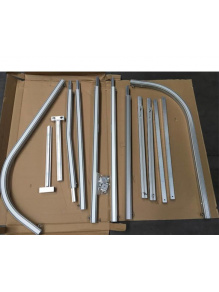 Rama montażowa do namiotu, obwód 10 m / wys. 2,6 m, srebrna – Piper