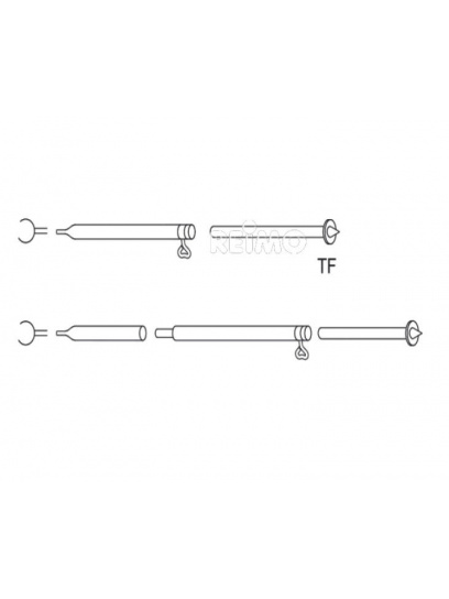 Stojak sztormowy aluminiowy z kolcem, srebrny – Piper