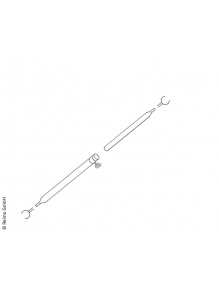 Drążek rozporowy aluminiowy 1,20–2,05 m, srebrny – Piper