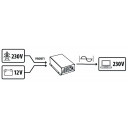 Przetwornica PowerWave 12V/230V 500W - Carbest