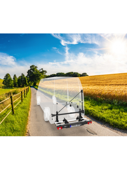 Bagażnik rowerowy tylny Trigo-Van e-bike + fatbike, czarny – Sawiko