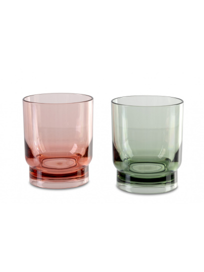 Szklanki SAN 265 ml 2 szt. zielony/czerwony - Camp4