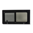 Okno przesuwne prawe VW T5/T6 z moskitierą 1135 × 585 mm - Carbest