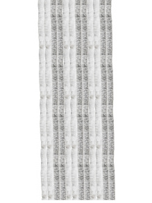 Kotki zasłona do drzwi przyczepy kampera 56x185 cm biało/szare - Arisol