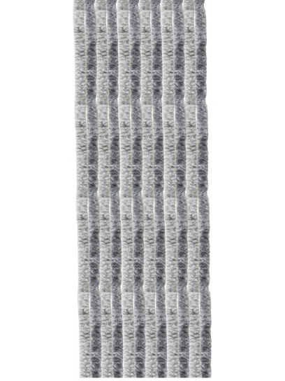 Kotki zasłona do drzwi przyczepy kampera 56x185 cm szaro/ciemnoszare - Arisol