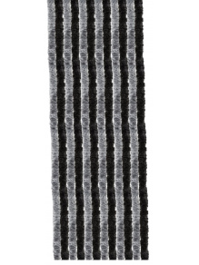 Kotki zasłona do drzwi przyczepy kampera 56x185 cm ciemnoszaro/czarne - Arisol