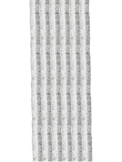 Kotki zasłona do drzwi przyczepy kampera 56x205 cm biało/szare - Arisol