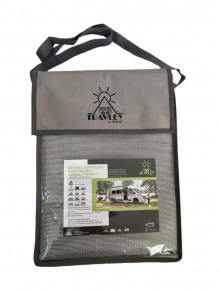 Wykładzina do przedsionka markizy mata podłoga Travley 370x250 cm Grey - Arisol