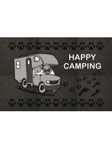 Wycieraczka do przyczepy kampera Flomat Happy Camping 60x40 cm - Arisol