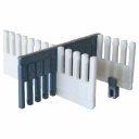 Organizer do lodówki Stauleisten 8 przegródek 330x30x3 mm - Purvario