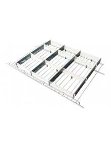 Organizer do lodówki Stauleisten 8 przegródek 330x30x3 mm - Purvario