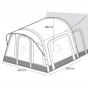 Przedsionek pompowany Zodiac 300 (180-210 cm) bez łącznika - Westfield