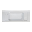 Umywalka prostokątna 820x320x150 mm biała