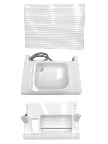 Składana umywalka Lavello + panel elewacyjny Mobile