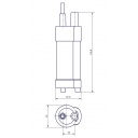 Pompka zanurzeniowa do wody 13 l/min 24 V 0,8 bar - Carbest
