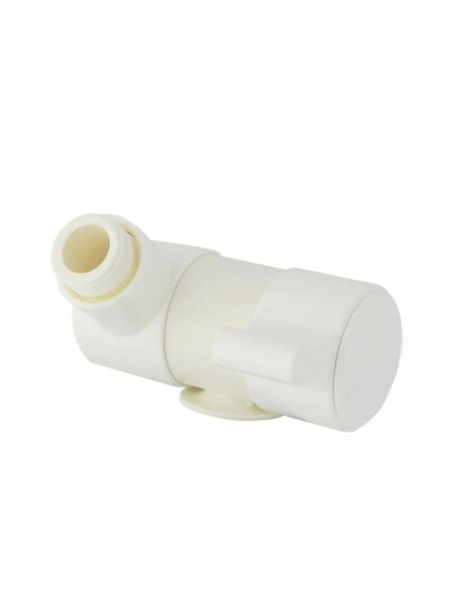 Bateria jednouchwytowa z przyłączem prysznicowym London zimna woda biała - Comet