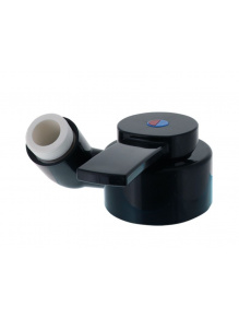 Bateria jednouchwytowa z przyłączem prysznicowym Florenz Kompakt ciepła/zimna woda czarna - Comet