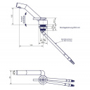 Bateria jednouchwytowa Florenz Sienna ciepła/zimna woda chrom - Comet