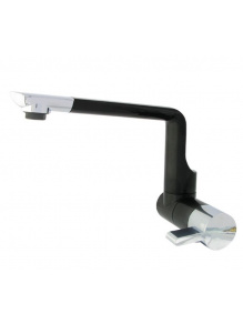Kran składany Arona zimna woda czarny/chrom - Comet
