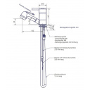Bateria jednouchwytowa Sienna z słuchawką prysznicową Shorty ciepła/zimna woda chrom - Comet