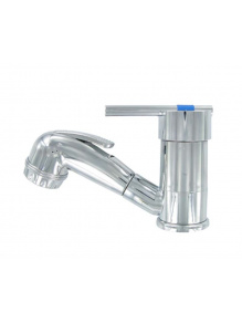 Bateria jednouchwytowa Sienna z słuchawką prysznicową Shorty ciepła/zimna woda chrom - Comet