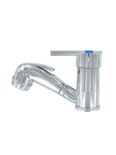 Bateria jednouchwytowa Sienna z słuchawką prysznicową Shorty ciepła/zimna woda chrom - Comet