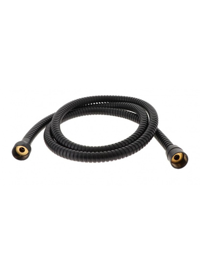 Wąż prysznicowy przegubowy 1/2``x1/2`` 150 cm czarny - Comet