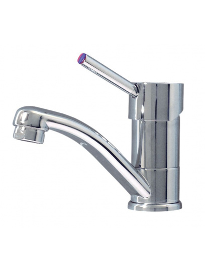 Bateria jednouchwytowa metalowa Stilo 120 mm ciepła/zimna woda chrom - Comet