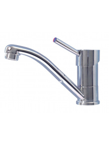 Bateria jednouchwytowa metalowa Stilo 150 mm ciepła/zimna woda chrom - Comet