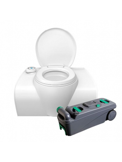 Toaleta kasetowa do zabudowy C503-L L lewa z przyłączem zbiornika wody - Thetford