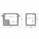 Przenośna lodówka kompresorowa CFF45 12/230 V - Dometic