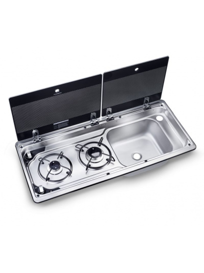 Kuchenka 2-palnikowa ze zlewozmywakiem MO9722R - Dometic