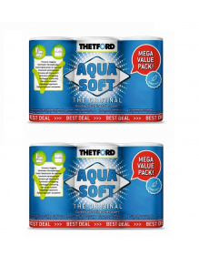 Papier toaletowy Aqua Soft 6 szt. 2 opakowania - Thetford