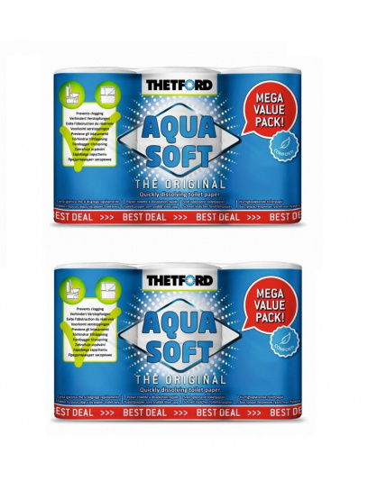 Papier toaletowy Aqua Soft 6 szt. 2 opakowania - Thetford