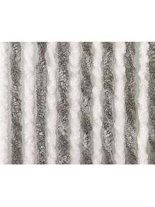 Kotki zasłona do drzwi przyczepy kampera 56x205cm biało/ciemnoszare - Arisol