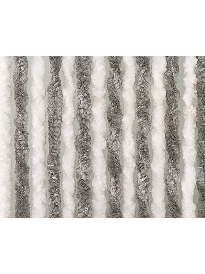 Kotki zasłona do drzwi przyczepy kampera 56x205cm biało/ciemnoszare - Arisol