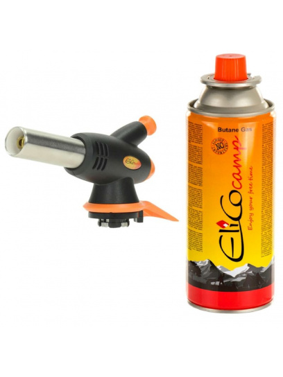 Palnik gazowy wielofunkcyjny bagnetowy RK-3110 + kartusz gazowy ElicoCamp 220 g - Elico