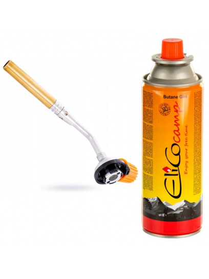 Palnik gazowy wielofunkcyjny bagnetowy RK-5001T + kartusz gazowy ElicoCamp 220 g - Elico