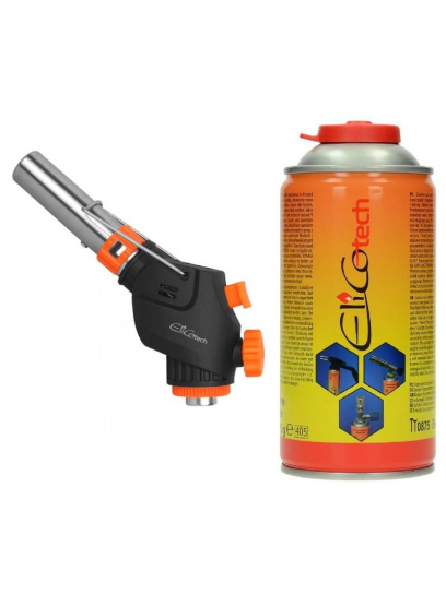 Palnik gazowy wielofunkcyjny gwintowany RK-3104C + kartusz gazowy ElicoTech 300 ml - Elico