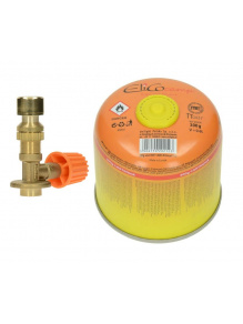 Palnik gazowy laboratoryjny gwintowany Bunsena RK-5002 + kartusz gazowy ElicoCamp 300 g - Elico