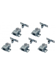 5szt Podwójny zaczep rolkowy 2-częściowy do szuflady - Fawo