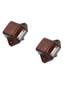 2szt Zamek meblowy szafki brązowy - Fawo