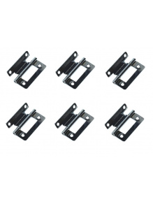 6szt Zawias meblowy mosiężny 50x31 mm - Fawo