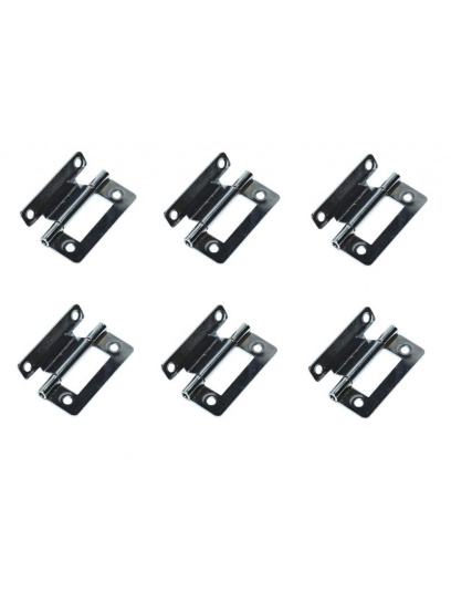 6szt Zawias meblowy mosiężny 50x31 mm - Fawo