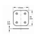 25szt Zawias meblowy plastikowy biały - Fawo