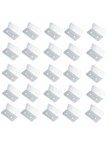 25szt Zawias meblowy plastikowy biały - Fawo