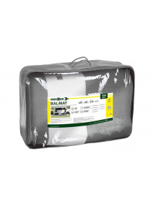 OUTLET - Wykładzina przedsionka 450x300 cm Balmat ciemnoszara/jasnoszara - Brunner