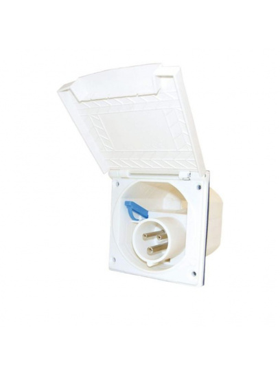 OUTLET - Gniazdo zasilające CEE 230V 16A białe - Haba