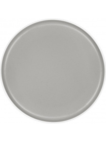 Talerz z melaminy obiadowy Trilogy Grey Ø25 cm - Brunner
